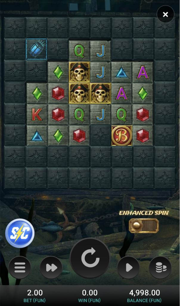 Treasure Tumble - Bonus buy slot
